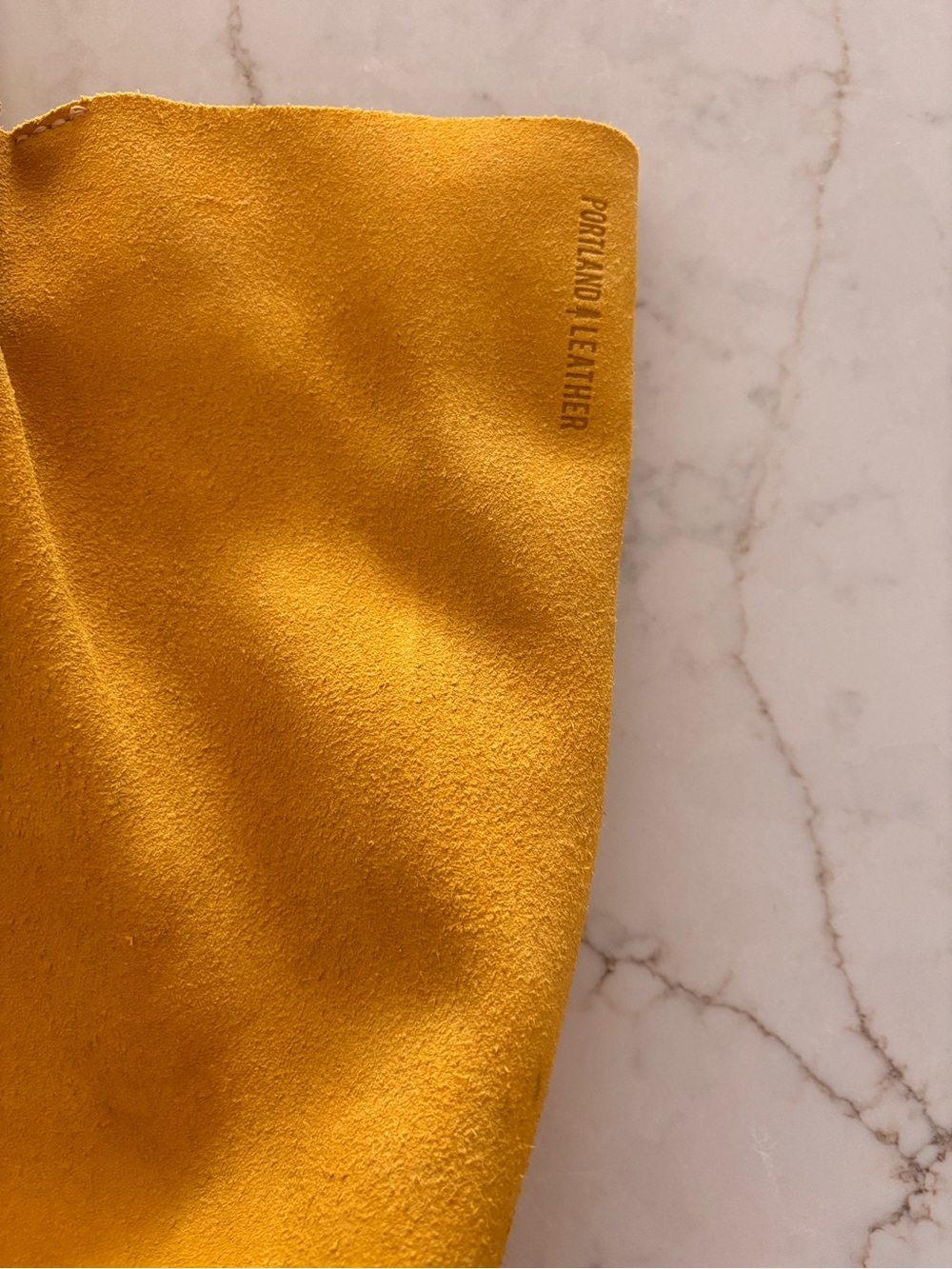 Portland Leather Oversized Devon Suede Tote - Picture 5 of 7